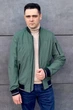 Чоловічий Бомбер Sun`s House розмір: 50 Зелений (арт. SB-25287-green-myata) - изображение 1