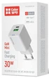 Пристрій зарядний мережевий Colorway GaN Mini 30W PD Port PPS USB (Type-C PD + USB QC4.0) біле - изображение 2
