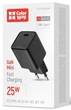 Пристрій зарядний мережевий Colorway GaN Mini 25W PD Port PPS USB-C чорне - изображение 2