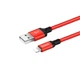Кабель USB Hoco X14 Times Speed Lightning 1m, Red, Black - изображение 1
