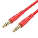 Кабель HOCO UPA24 Smooth AUX audio cable, 1m, red - изображение 2