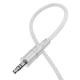 Кабель HOCO UPA27 Spirit transparent AUX audio cable, 1.2M, grey - изображение 3