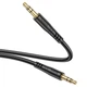 Кабель HOCO UPA24 Smooth AUX audio cable, 1m, black - изображение 3