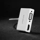 Адаптер UGREEN USB Type C to HDMI, VGA Converter White - зображення 7