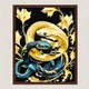 Картина по номерам Змеи с красками металлик 40*50 Origami (LW3422) (0100-305) - изображение 9
