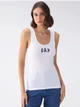 Майка жіноча Gap 322850773 2XL Біла ( 1159831721) - зображення 1