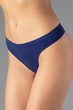 Трусики-стринг бесшовные Giulia String Briefs RHODONITE S/M Темно-синие - изображение 1