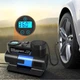 Автомобильный воздушный компрессор для закачки шин 12V с фонарем и насадками Air Compressor, насос в машину от прикуривателя ATJ-6388-Blue/Black - изображение 5