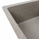 Гранитная мойка для кухни Platinum 7850 ROMA матовая (серая) - изображение 5