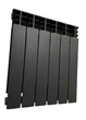 Биметаллический радиатор Hertz 500/100 Structural black - изображение 1