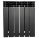 Биметаллический радиатор Hertz 500/100 Structural black - изображение 2