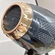 Фен для волос профессиональный Gemei GM с насадкой концентратором для сушки и укладки 1800 Вт (677I) - изображение 9