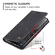 Чехол книжка с магнитом Poco M7 Pro 5G CaseMe Black (43176-2B) - изображение 6