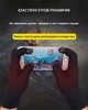 Перчатки игровые сенсорные антипот напальчники для телефона или планшета PUBG Standoff Free Fire Mobile Legends на 5 пальцев киберспортивные геймерские эластичные E-Sports Steep черные унисекс - изображение 2