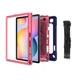 Чехол ARM Cover Samsung Galaxy Tab S6 Lite P610 противоударный с ремнём и подставкой 360° Blue/Pink - изображение 6
