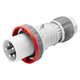 Силова вилка 3P+E 63А 400В переносна IP67 червона [GW61052H] IEC 309 HP GEWISS - зображення 1