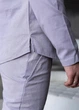 Мужской комплект из льна MonsterBrand XXXL (56) Серый, рубашка и брюки - изображение 8