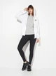 Толстовка на молнии с капюшоном женская Puma Ess Small No. 1 Logo Comfort Full-Zip Hoodie Tr 68241002 S White (4067983471278) - изображение 3