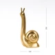 Статуэтка декоративная MVM MY HOME Улитка Золотистая (DH-ST-24 M GOLD) - изображение 2
