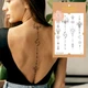 Временные татуировки минималистичные , тату набор для женщин TATTOOSHKA "Седьмая чакра" LB-171 - изображение 1