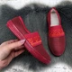 Мокасины женские Paolla красные текстильные сетка 39р (25,5 см) 4899 - изображение 6