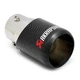 Насадка на глушитель Akrapovic одинарная 48-60мм-160мм (JB) | Карбоновая насадка на выхлопную трубу - изображение 1