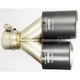 Насадка на глушник Akrapovic подвійна ліва 63мм-240мм (L-JB) | Карбонова насадка на вихлопну трубу - зображення 4