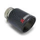 Насадка на глушитель Akrapovic одинарная 63мм-155мм (J) | Карбоновая насадка на выхлопную трубу - изображение 1