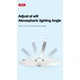 Беспроводное зарядное устройство 3в1 с ночником и подставкой XO WX030, 15W, USB Type-C, White Без бренду - изображение 4