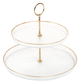 Patera HOMLA Monze dwupoziomowa transparentna 28 x 25 cm (5904183862095) - obraz 1