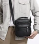 Чоловіча сумка-барсетка шкіряна чорна Tiding Bag 75003 - зображення 2
