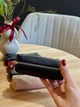 Ключница из натуральной кожи с карабином черная - изображение 2