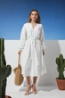 Белое платье из муслина XXL-3XL - изображение 3
