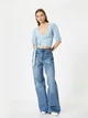 Топ женский Koton 4SAL10488IK643 XL Голубой (8684287335585) - изображение 3