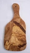 Дошка для нарізання овочів з ручкою та отвором Elia Craft 35х16х1,7см з оливкового дерева - зображення 1