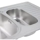 Кухонна мийка 780x500x180 мм + сифон Wezer 7850(08) Satin - зображення 5