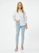 Джинсы Skinny женские Koton 4SAL40054MDLGT 25-32 Синие (8684286233059) - изображение 3