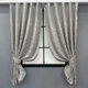 Комплект коротких штор VR-Textil Лен мрамор Pavliani VO № 1714ш Серый 130х170 см 2 шт (35-0340) - изображение 1