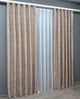 Комплект готовых штор VR-Textil Лен мрамор Pavliani VO № 1715ш светло-пудровый 150х275 см 2 шт (33-0615) - изображение 4