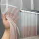 Тюль VR-Textil 1651т Грек-сітка омбре Пудровий 300х270 см (42-0622) - зображення 1