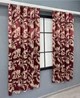 Комплект коротких штор VR-Textil Блекаут Лілія № 062ш(А) Бордовий с золотистим 130х170 см 2шт (35-0337) - зображення 3