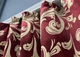 Комплект коротких штор VR-Textil Блекаут Лілія № 062ш(А) Бордовий с золотистим 130х170 см 2шт (35-0337) - зображення 8