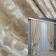 Комплект готовых штор VR-Textil Жаккард Вензель № 416ш Бежевый 150х275 см 2 шт (33-0081) - изображение 1