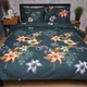 Комплект постільної білизни Moon&Star Микросатин Premium «Floral Nocturne» Євро 200х220 наволочки 2х70х70 (MS-820007677) - зображення 3