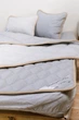 Комплект Goodnight.Store (Standart): Ковдра 140х200 + Подушка 40х60 Односпальний колір Сірий / Білий у смужку - изображение 4