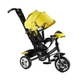 Велосипед-коляска с родительской ручкой BestTrike 6588/62-119 с музыкальной фарой, колеса пена, Желто-черный - изображение 1