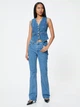 Джинсы Regular Fit женские Koton 4SAL40276MDMID 25-32 Синие (8684288174725) - изображение 4