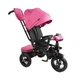 Велосипед-коляска з батьківською ручкою BestTrike 6088 F–701-16 поворотне сидіння, надувні колеса, Рожевий - зображення 1