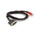 Кабель Voltronic HDMI – DVI, 1.5м, феритні фільтри ×2, чорний/червоний - зображення 2