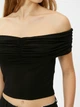Топ женский Koton 4SAL10810IK999 XL Черный (8684288045193) - изображение 5